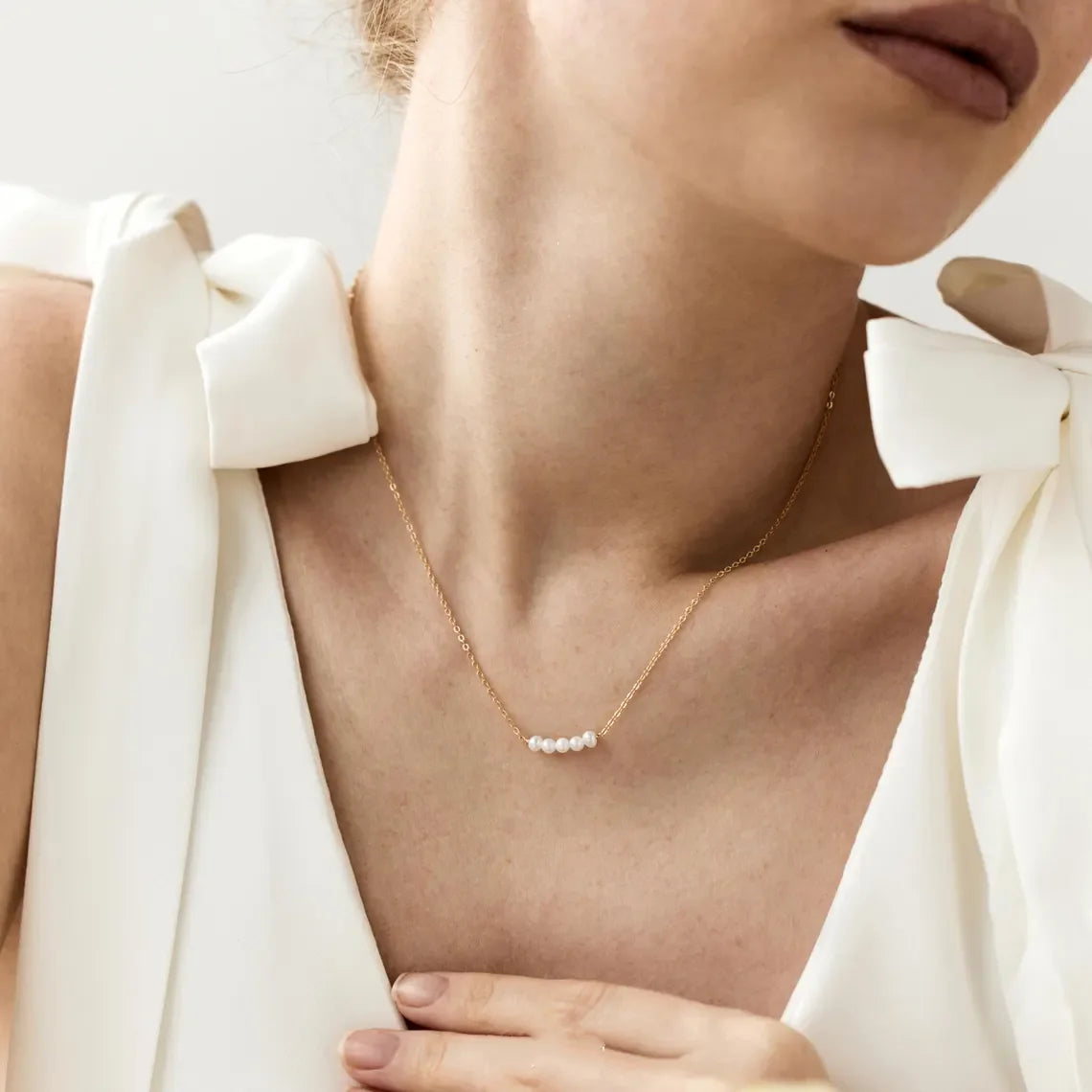 MAE & CO Pearl Chain Choker